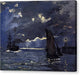 A Seascape, Shipping by Moonlight - Canvas Print