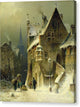 A Small Town in the Rhine - Canvas Print