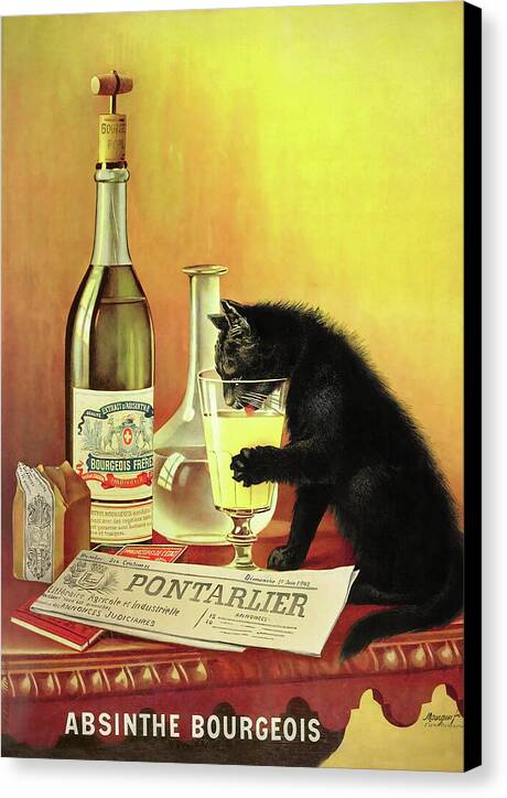 Absinthe Bourgeois - Canvas Print