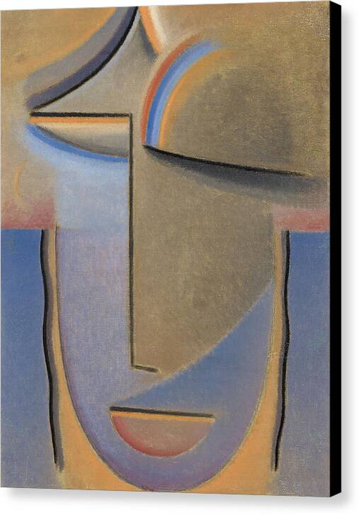 Abstract Head, Evening - Canvas Print