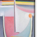 Abstract Head, Symphony in Pink - Canvas Print