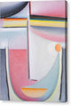 Abstract Head, Symphony in Pink - Canvas Print