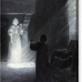 Alix apparaissant au masque - Canvas Print