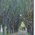 Allee at Schloss Kammer - Canvas Print