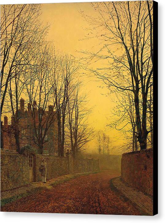 An Autumn Lane - Canvas Print