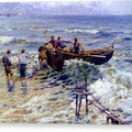 Arriving Ashore - Canvas Print