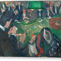 At the Roulette Table in Monte Carlo - Canvas Print