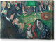 At the Roulette Table in Monte Carlo - Canvas Print