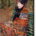 Automne, portrait de Lydia Cassatt - Canvas Print