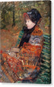 Automne, portrait de Lydia Cassatt - Canvas Print