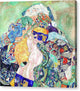 Baby - Cradle - Canvas Print