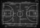 Basketball Court #1 - Art Print - Zapista