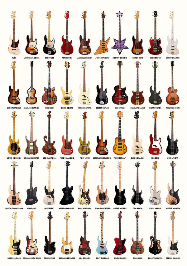 Bass Icons - Art Print - Zapista