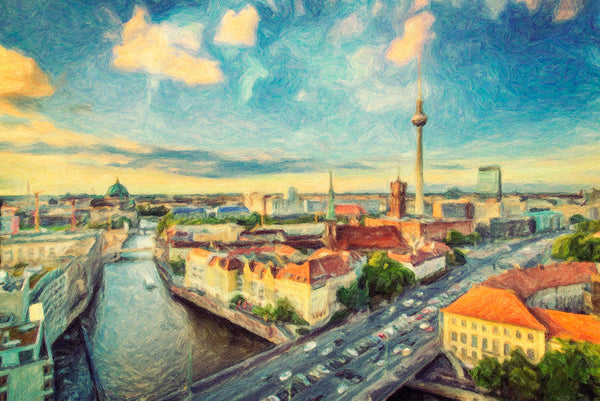 Berlin Skyline - Art Print - Zapista