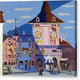 Bern with Belltower - Canvas Print