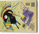 Black and Violet - Canvas Print