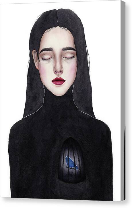 Blue Bird - Canvas Print