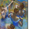 Blue Dancers - Canvas Print