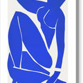 Blue Nude III - Canvas Print