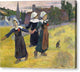 Breton Girls Dancing, Pont-Aven - Canvas Print