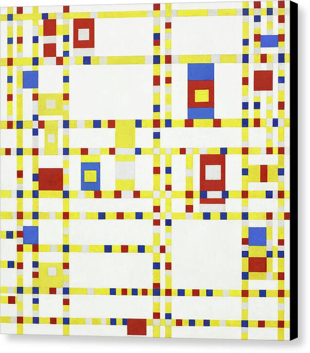 Broadway Boogie-Woogie - Canvas Print
