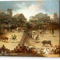 Bullfight in a Divided Ring - Canvas Print