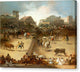 Bullfight in a Divided Ring - Canvas Print