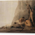 Cannibals Preparing Their Victims - Canvas Print