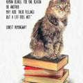 Cat Quote by Ernest Hemingway - Art Print - Zapista