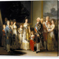 Charles IV of Spain and His Family - Canvas Print