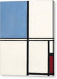 Composition with Blue and Red - Canvas Print