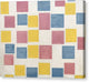 Composition with Color Fields - Canvas Print