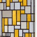 Composition with Grid No. 1 - Canvas Print