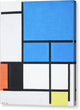 Composition with Large Blue Plane, Red, Black, Yellow, and Gray - Canvas Print
