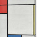 Composition with Red, Yellow, and Blue - Canvas Print