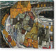Crescent of Houses II - Canvas Print