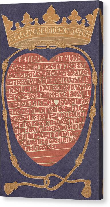 Crowned Heart - Canvas Print