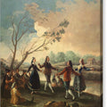 Dance on the Bank of the Manzanares - Canvas Print