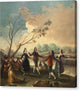 Dance on the Bank of the Manzanares - Canvas Print