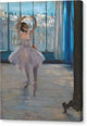 Dancer posing for a Photographer - Canvas Print
