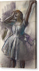 Dancer Stretching - Canvas Print