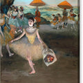 Dancer with a Bouquet Bowing - Canvas Print