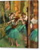 Dancers, Pink and Green - Canvas Print