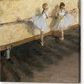 Dancers Practicing at the Barre - Canvas Print