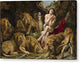 Daniel in the Lions Den - Canvas Print