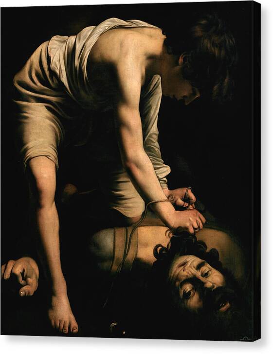 David and Goliath - Canvas Print