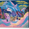 Davos in Winter - Canvas Print