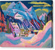 Davos in Winter - Canvas Print