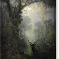 Deer in the Forest - Canvas Print