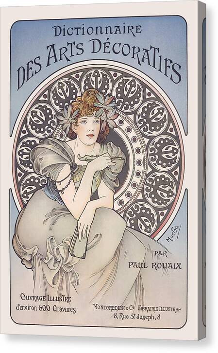 Dictionnaire des Arts Decoratifs - Canvas Print